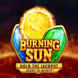 Burning Sun slot logo by Wazdan at Revolution CasinoBurning Sun